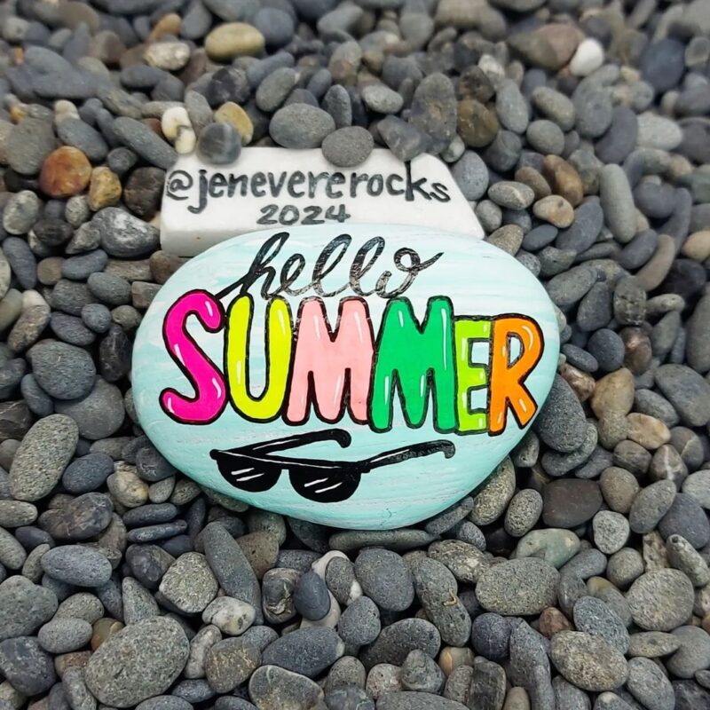 40 BEST ROCK PAINTING IDEAS FOR SUMMER Stylin By Sarita