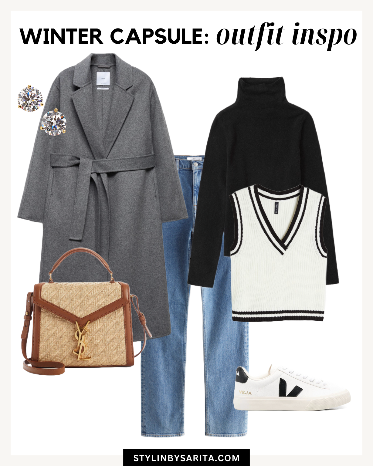 WINTER CAPSULE WARDROBE 2023 | OUTFITS YOU'LL LOVE - Stylin by Sarita