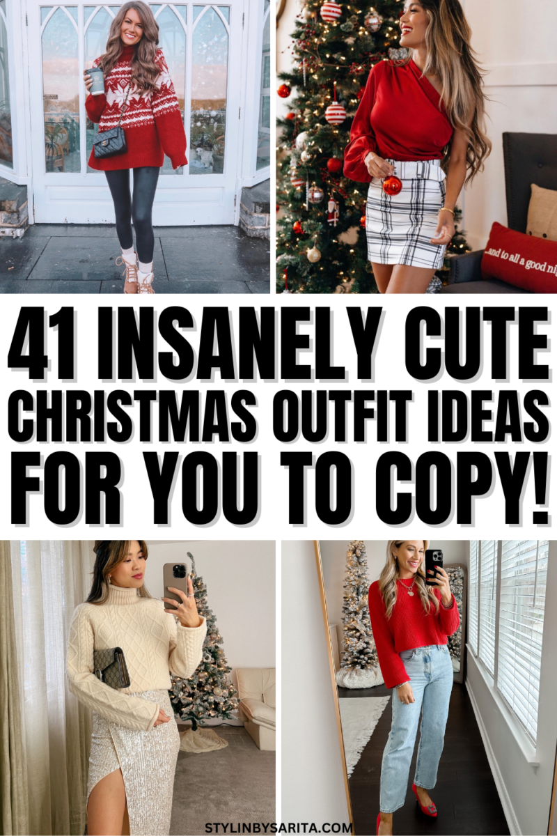 41 SIMPLE CHRISTMAS OUTFIT IDEAS - Stylin by Sarita