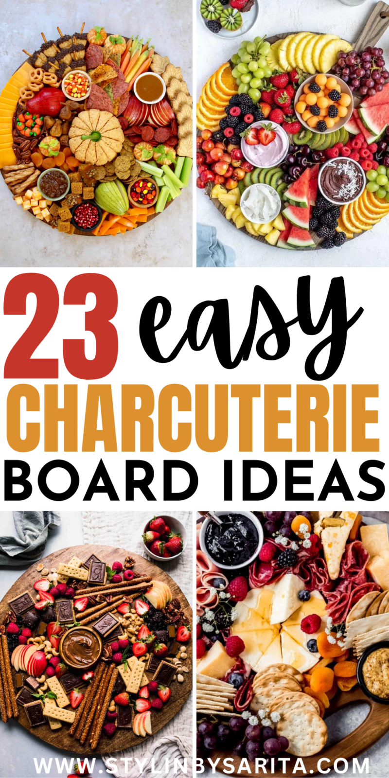 23 EASY CHARCUTERIE BOARDS FOR EVERY OCCASION - Stylin by Sarita