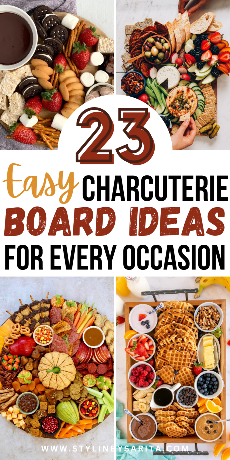 23 EASY CHARCUTERIE BOARDS FOR EVERY OCCASION - Stylin by Sarita