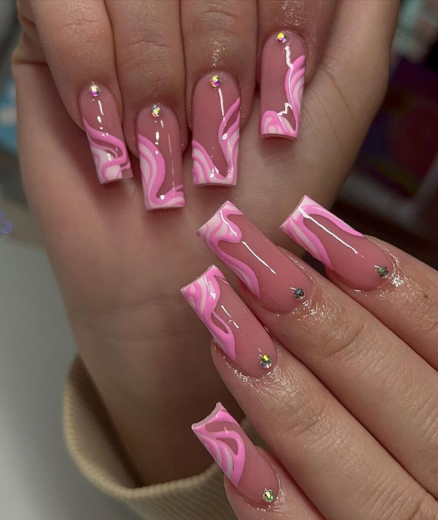 valentines nails