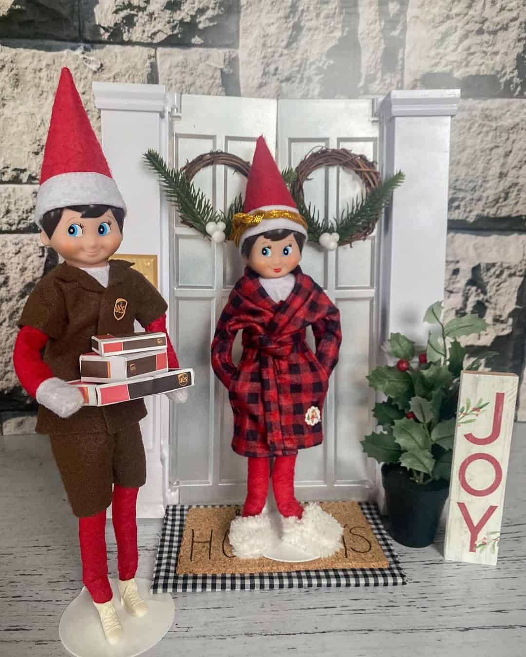Two Elf Best 62 RIDICULOUSLY FUNNY HOLIDAY ELF IDEAS - Stylin by Sarita