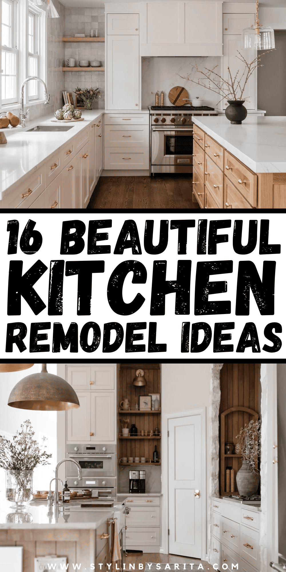 16 AMAZING BEFORE AND AFTER KITCHEN REMODEL IDEAS - Stylin by Sarita