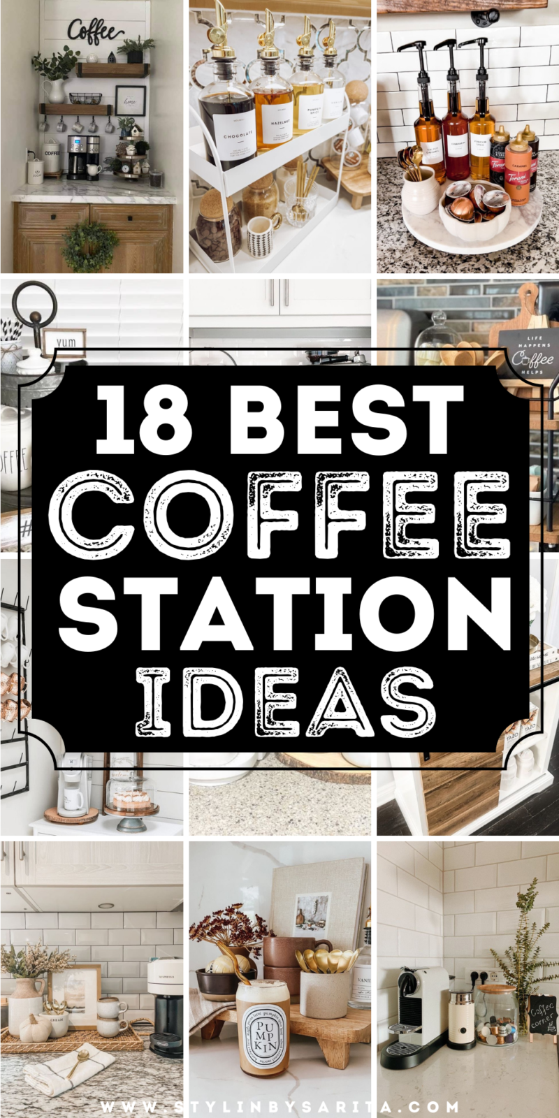 18 COFFEE BAR IDEAS FOR YOUR MORNING PICK-ME-UP - Stylin by Sarita