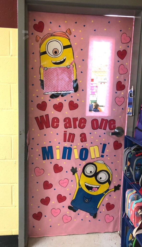 Valentine’s Day door decorations