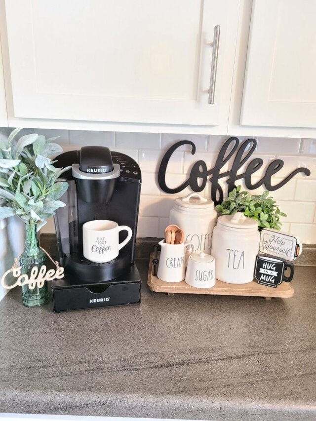18 COFFEE BAR IDEAS FOR YOUR MORNING PICK-ME-UP - Stylin by Sarita