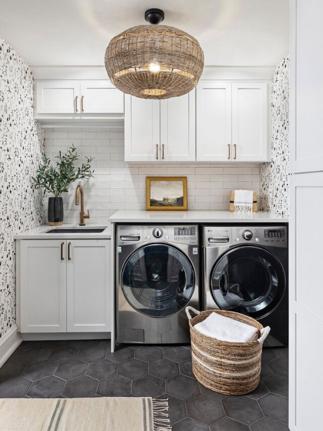 32 LAUNDRY ROOM IDEAS TO MAXIMIZE YOUR SPACE - Stylin by Sarita