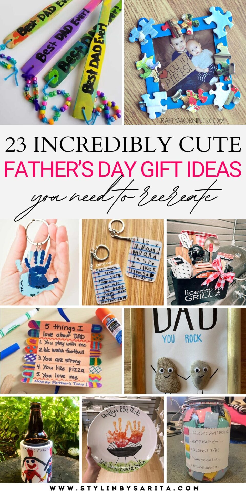 23 Meaningful Diy Father's Day Gift Ideas He'll Love - Stylin By Sarita