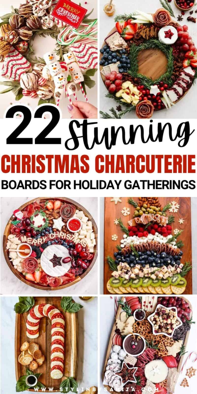 22 SIMPLE AND FESTIVE CHRISTMAS CHARCUTERIE BOARD IDEAS - Stylin by Sarita