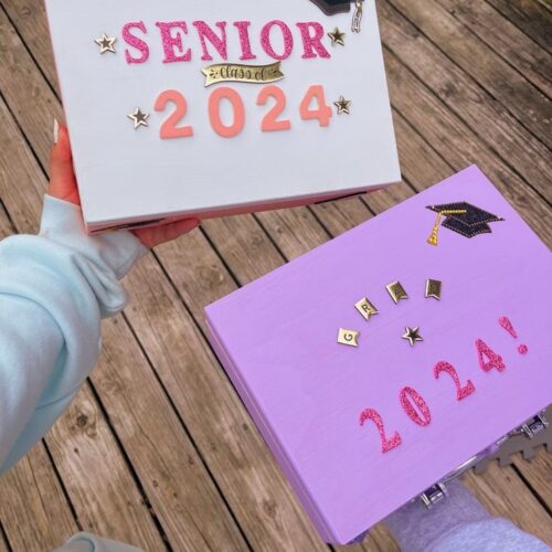 22 CUTE AND CREATIVE SENIOR BOX IDEAS TO RECREATE