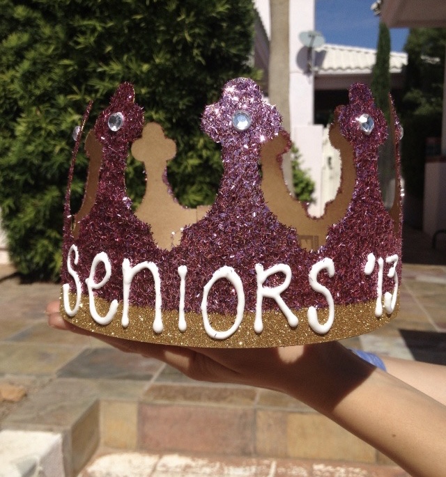 senior crown ideas