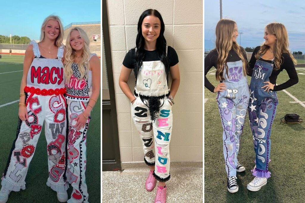 26 CUTE AND CREATIVE SENIOR OVERALLS IDEAS TO DIY