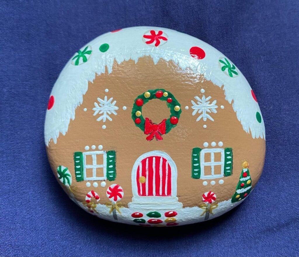 CHRISTMAS ROCK PAINTING IDEAS