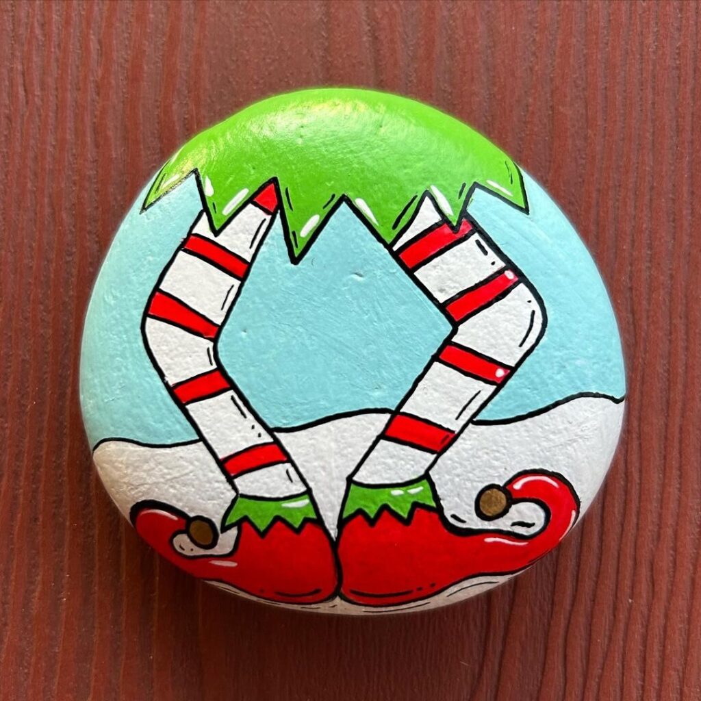 CHRISTMAS ROCK PAINTING IDEAS