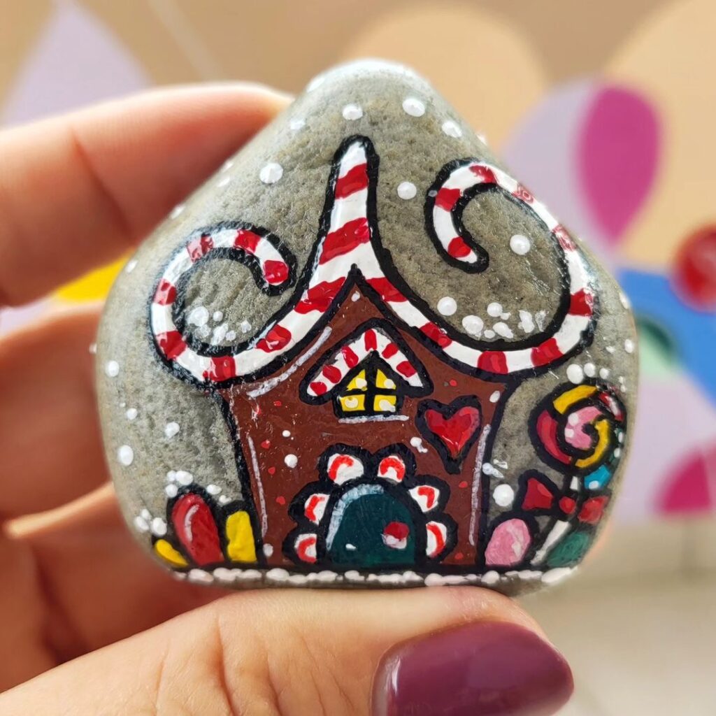 CHRISTMAS ROCK PAINTING IDEAS