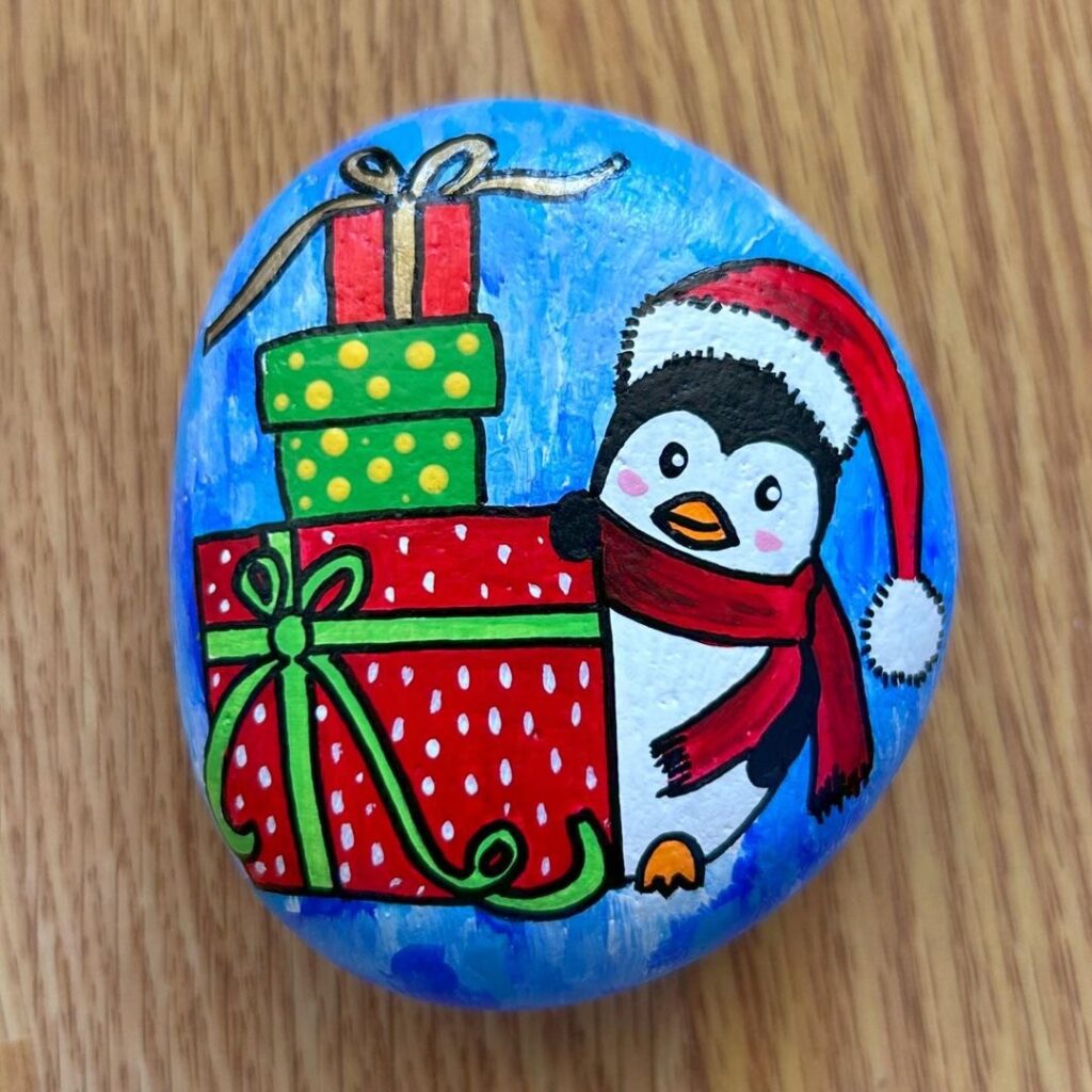 CHRISTMAS ROCK PAINTING IDEAS