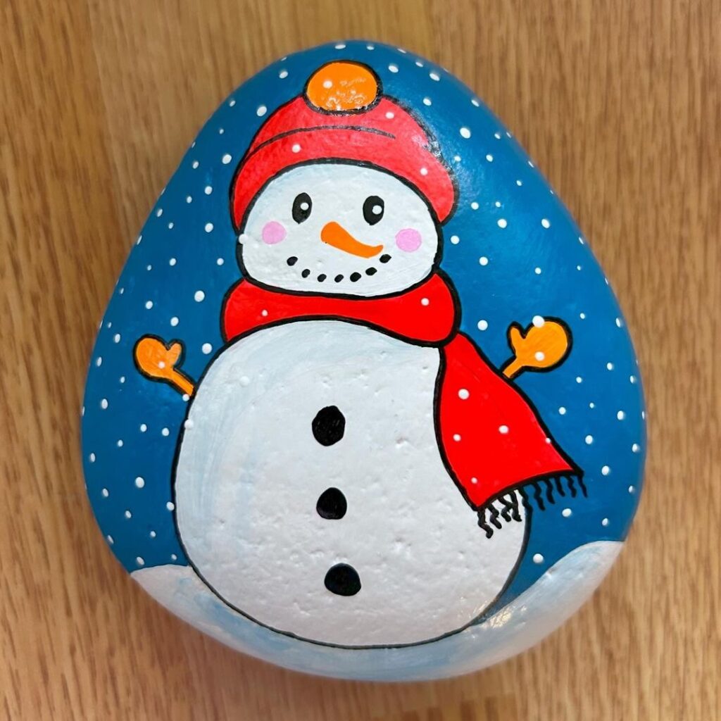 CHRISTMAS ROCK PAINTING IDEAS