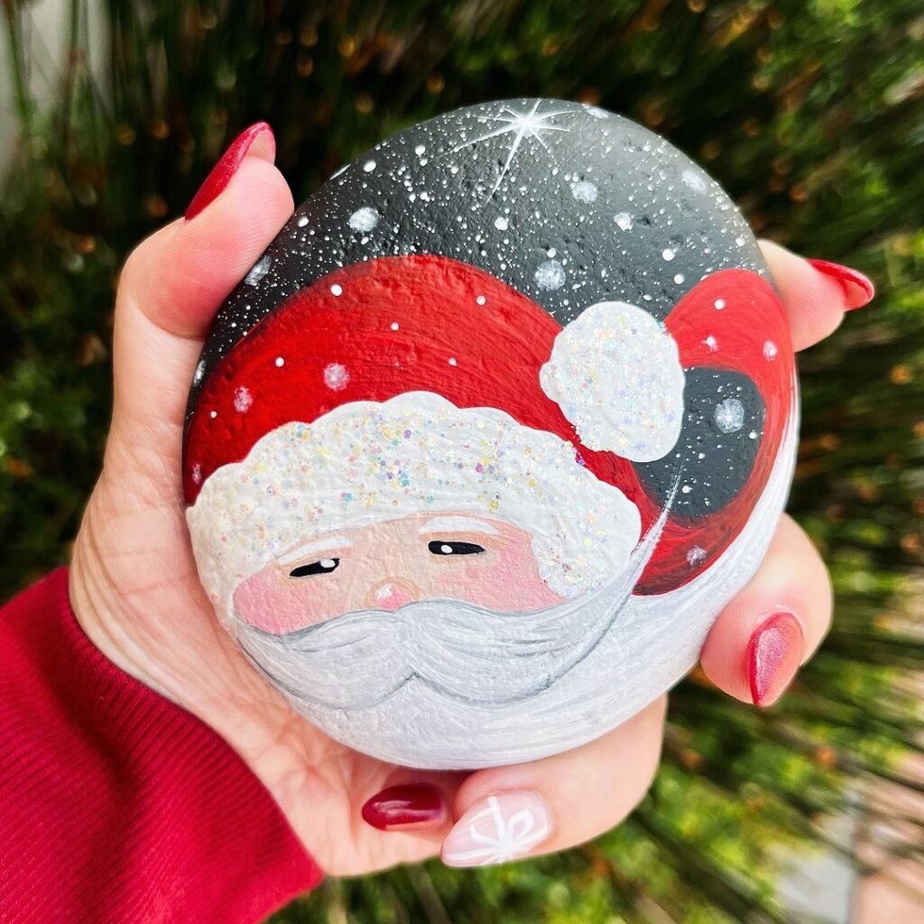 CHRISTMAS ROCK PAINTING IDEAS