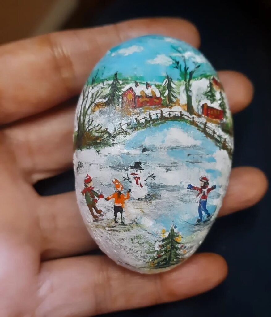 CHRISTMAS ROCK PAINTING IDEAS