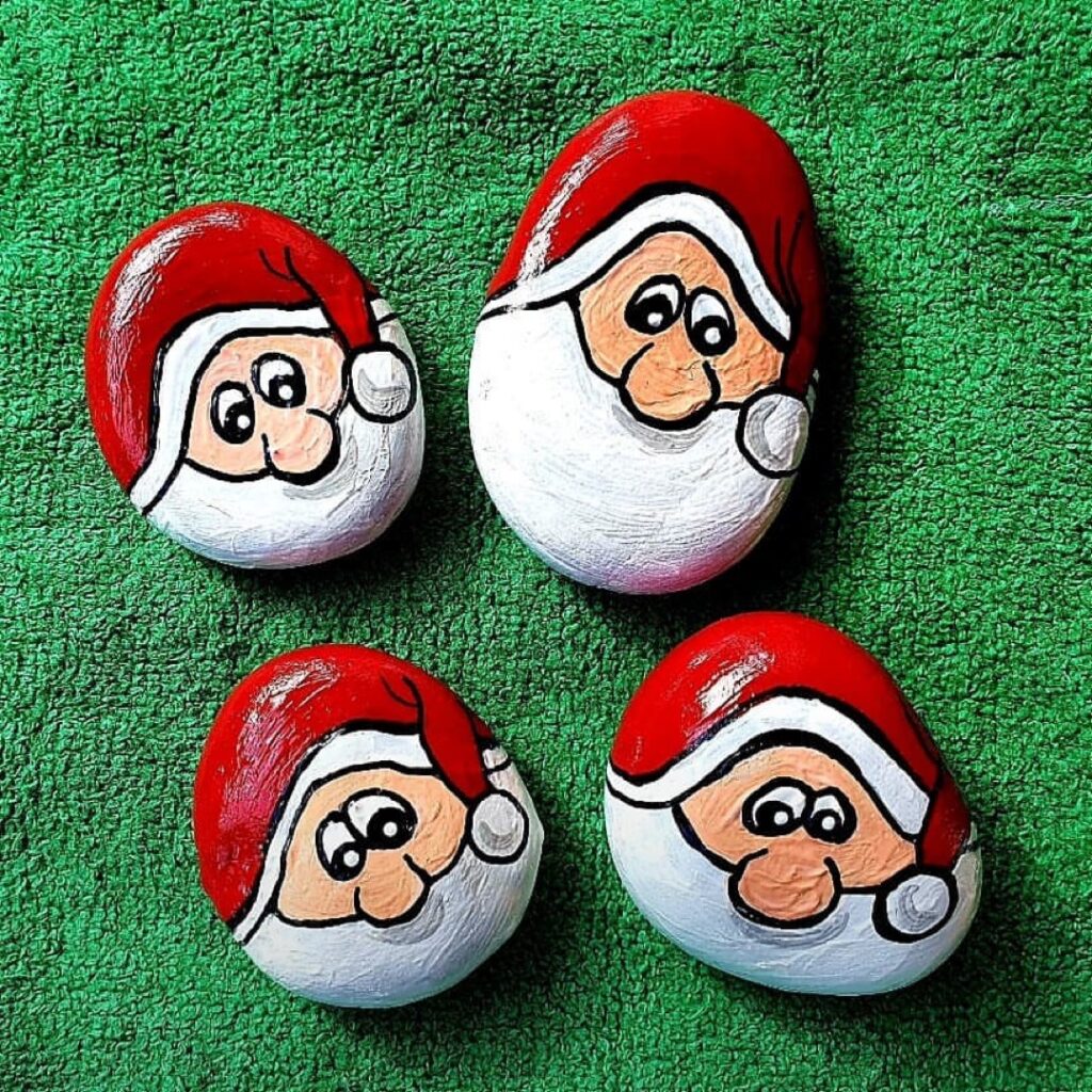 CHRISTMAS ROCK PAINTING IDEAS