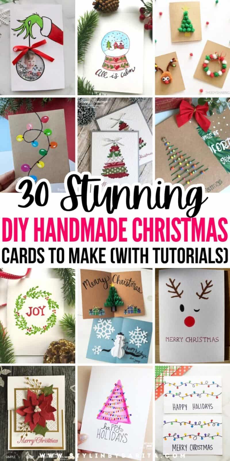 30 CUTEST HANDMADE CHRISTMAS CARDS YOU LL LOVE Stylin By Sarita 30-cutest-handmade-christmas-cards-you-ll-love-stylin-by-sarita
