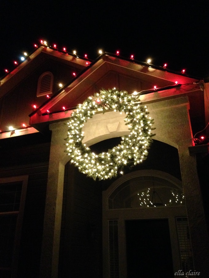 outdoor DIY Christmas light ideas