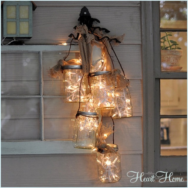 outdoor DIY Christmas light ideas