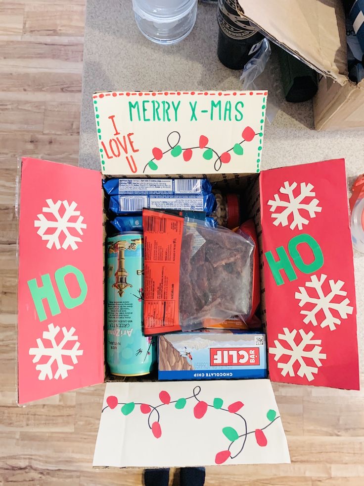 CHRISTMAS CARE PACKAGE IDEAS