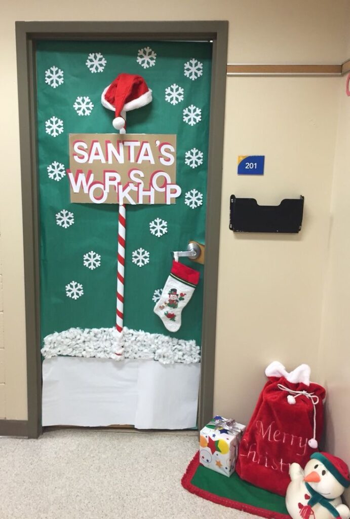 Christmas door decorating ideas