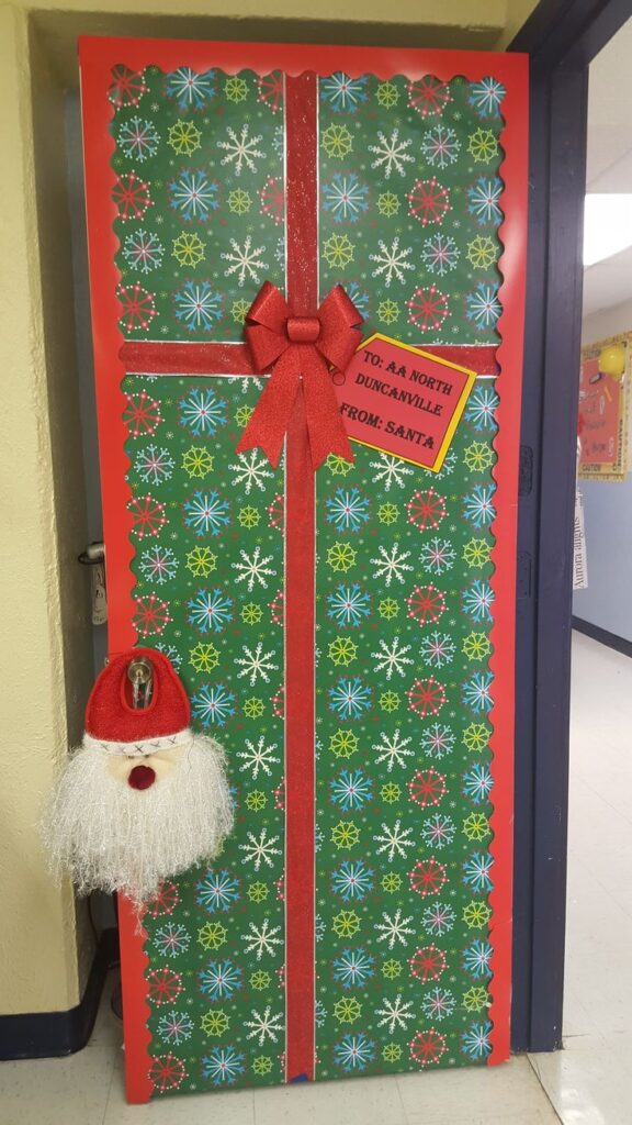 Christmas door decorating ideas