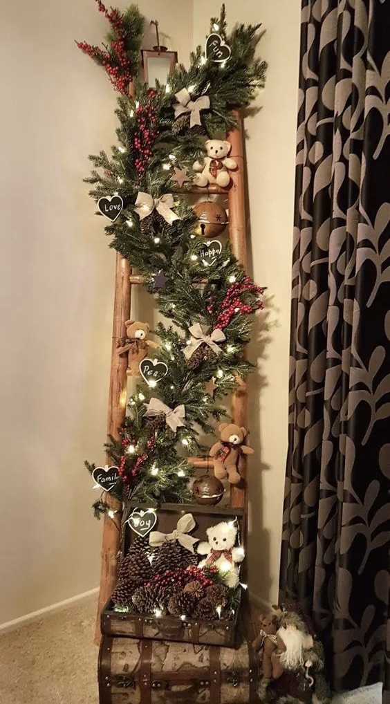 Christmas ladders ideas