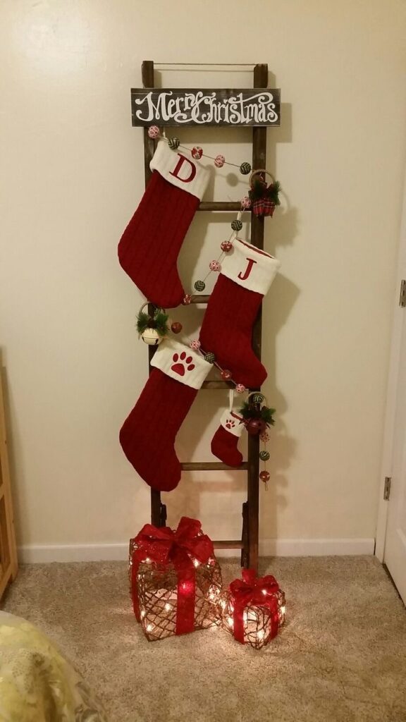 Christmas ladders ideas