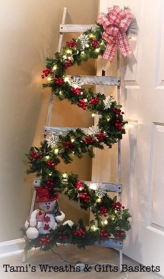 Christmas ladders ideas