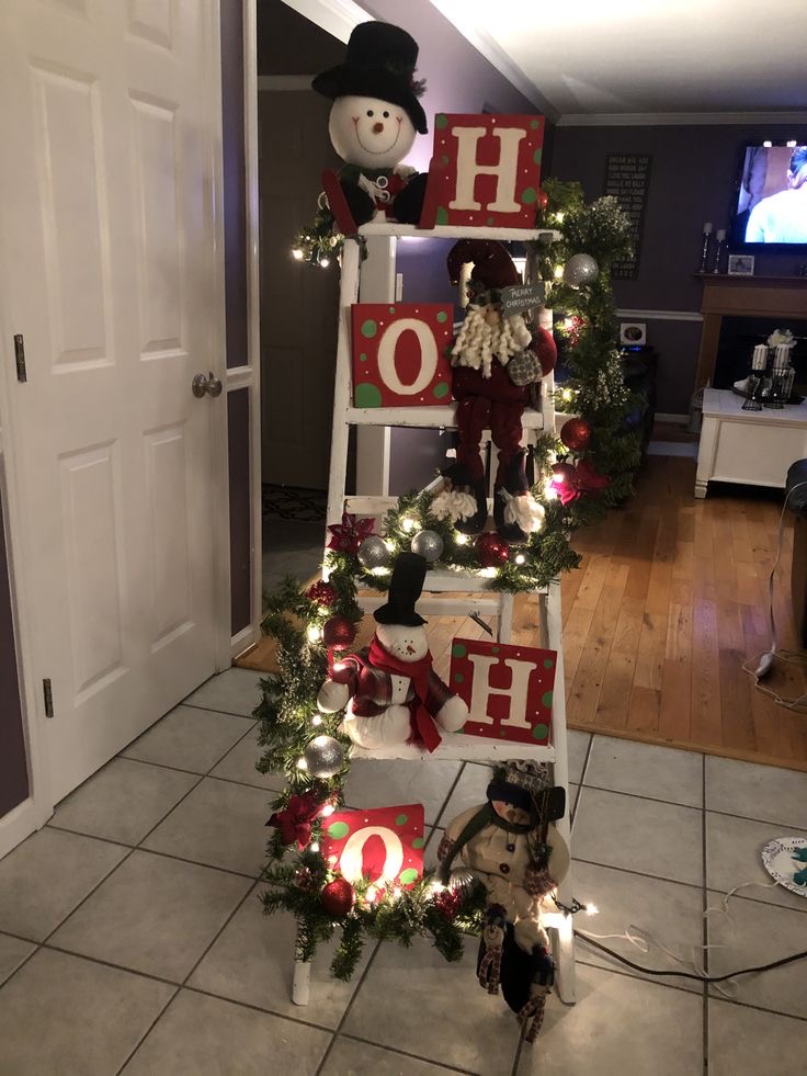 Christmas ladders ideas