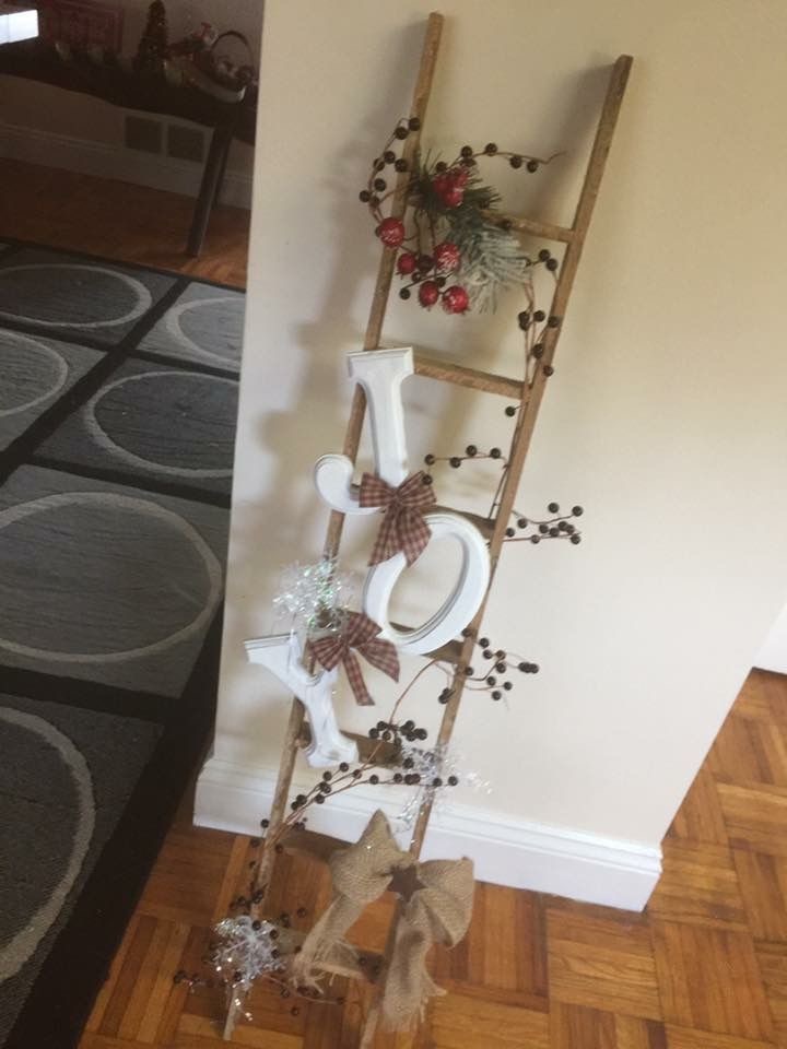 Christmas ladders ideas