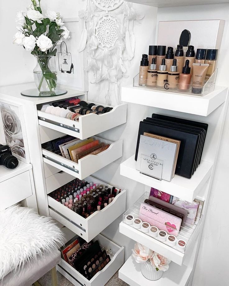 makeup organization ideas