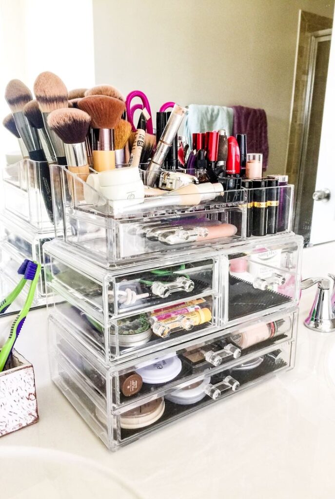 makeup organization ideas