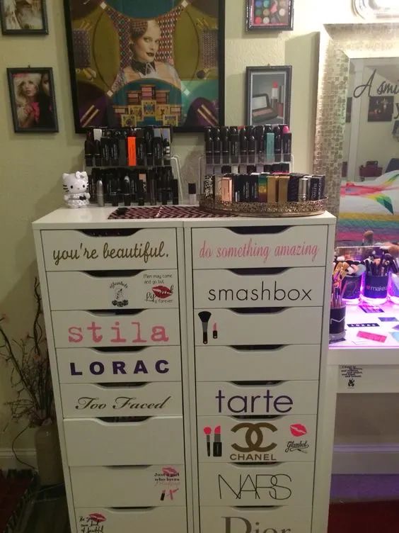 makeup organization ideas