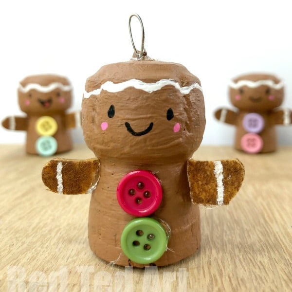 Christmas wine cork crafts