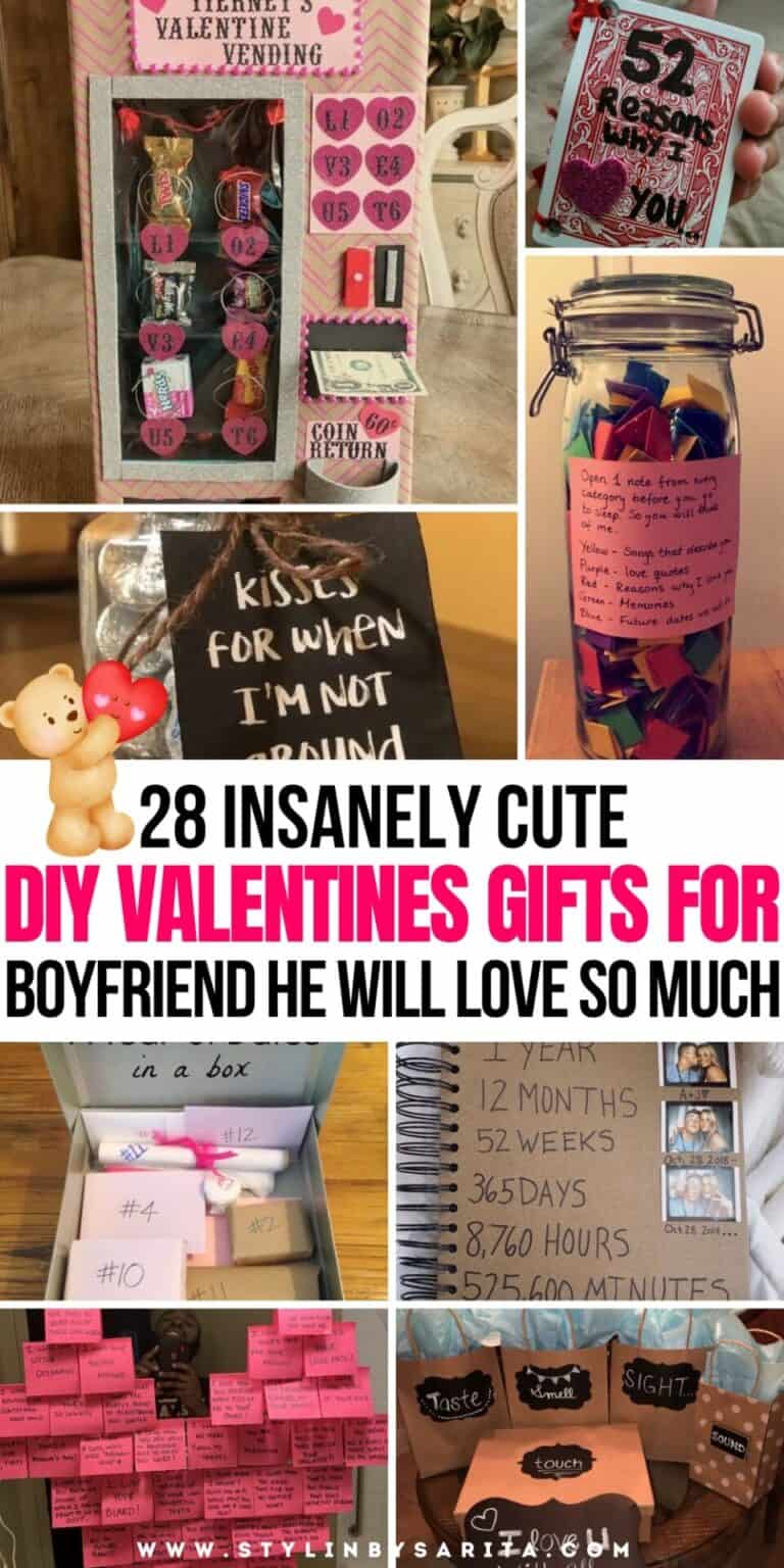 28 ROMANTIC DIY VALENTINES GIFTS FOR BOYFRIEND - Stylin by Sarita