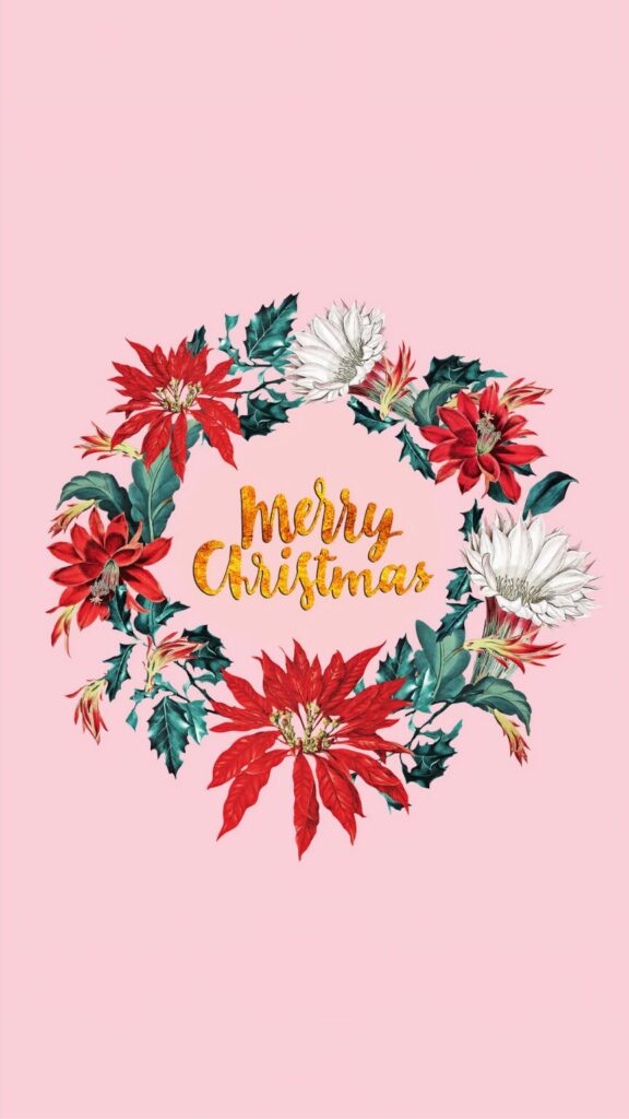 pink Christmas backgrounds