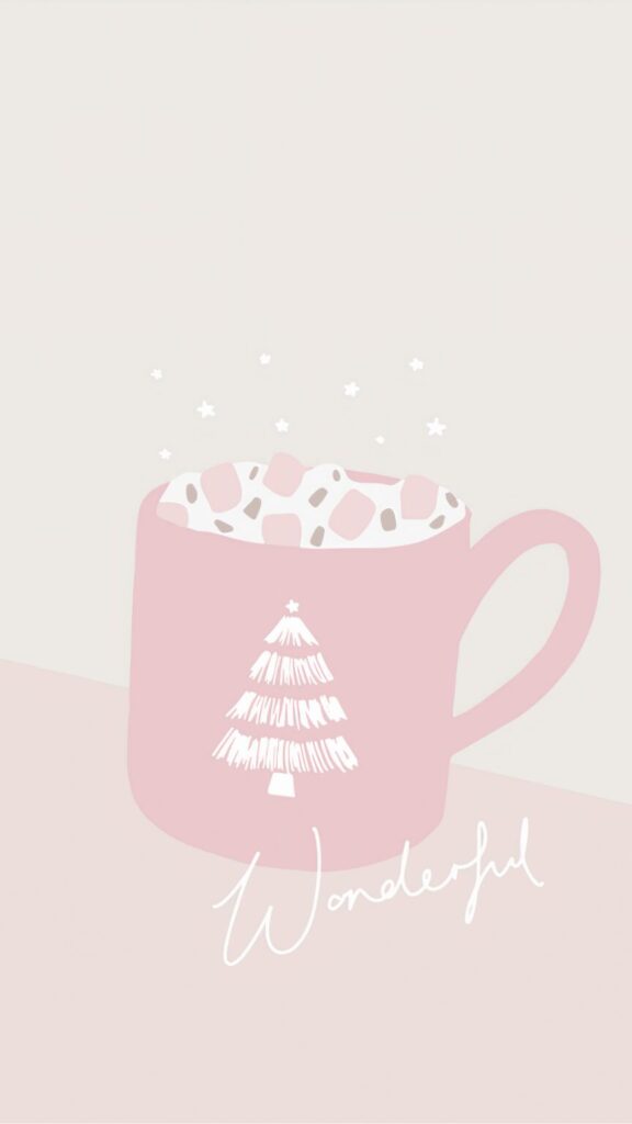 pink Christmas backgrounds