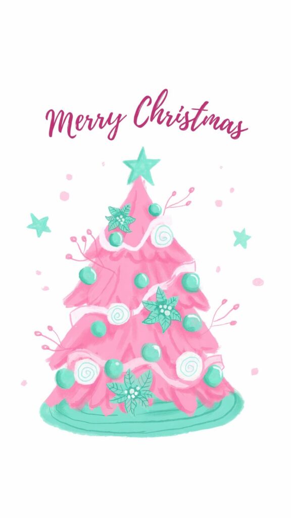 pink Christmas backgrounds