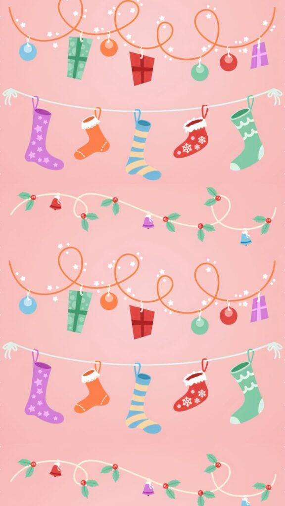 pink Christmas backgrounds