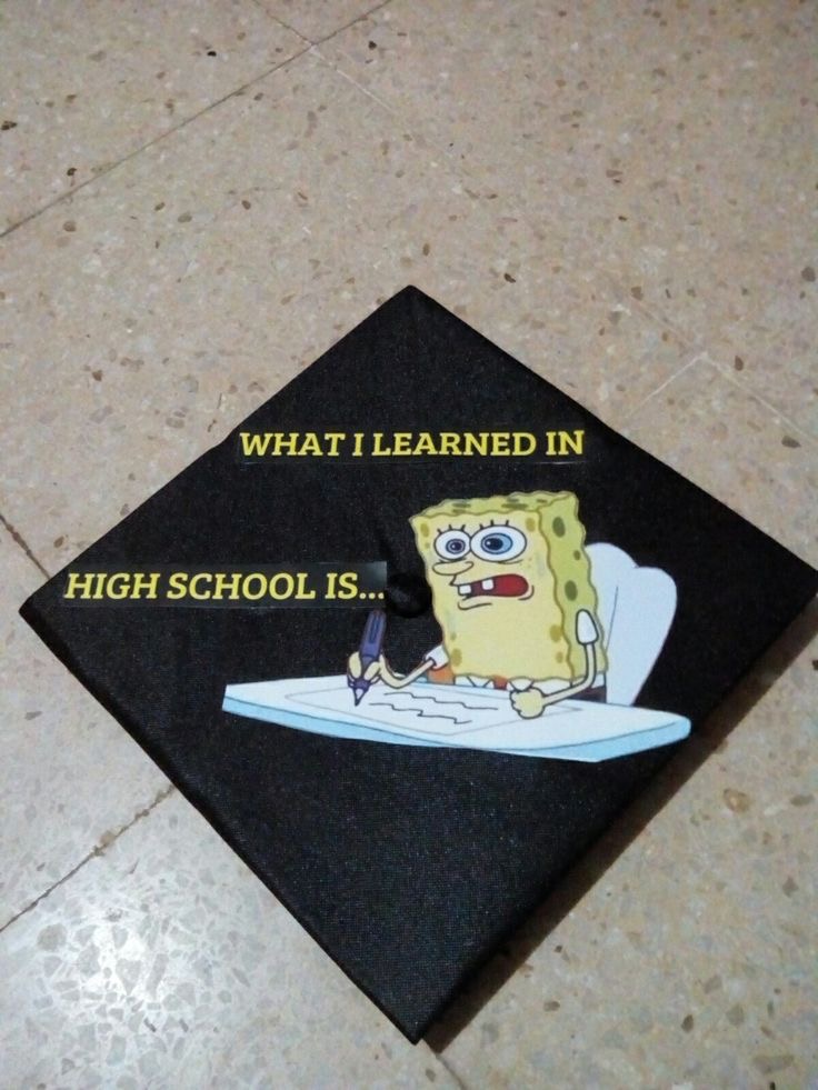 SPONGEBOB GRADUATION CAP DESIGNS