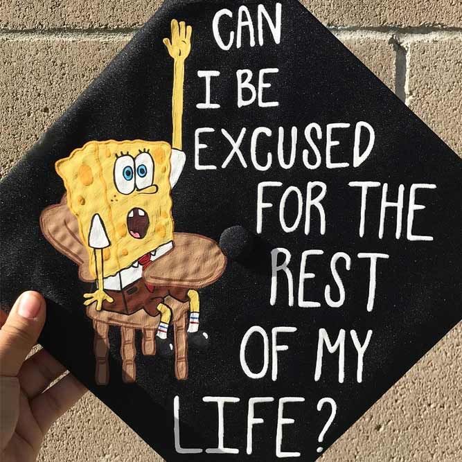 SPONGEBOB GRADUATION CAP DESIGNS