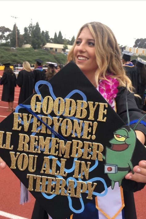 SPONGEBOB GRADUATION CAP DESIGNS