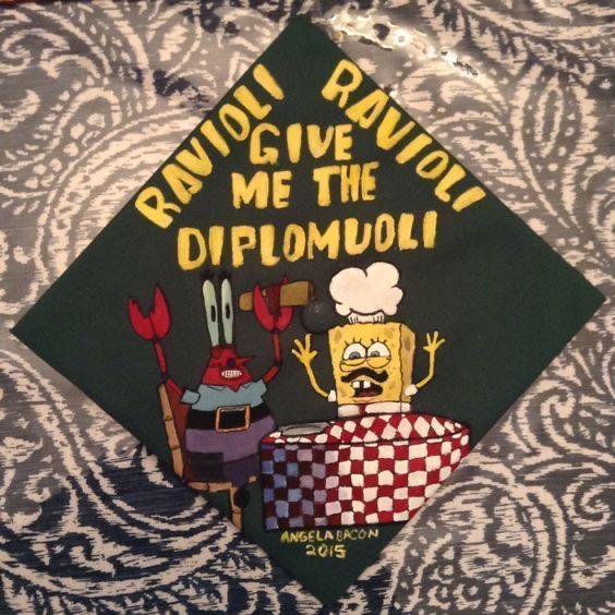 SPONGEBOB GRADUATION CAP DESIGNS