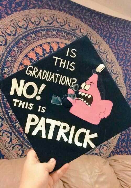 SPONGEBOB GRADUATION CAP DESIGNS